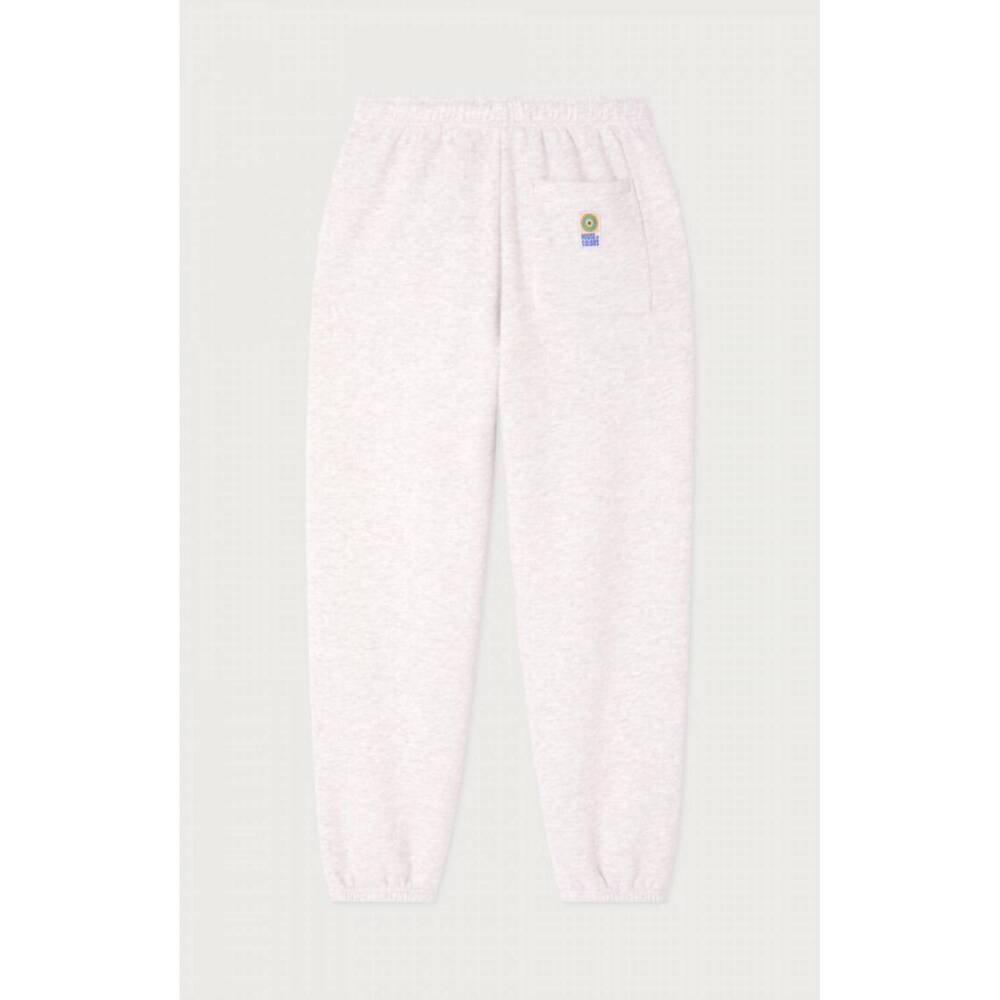 NEW AMERICAN VINTAGE baptown relaxed joggers in heather grey - Picture 8 of 8